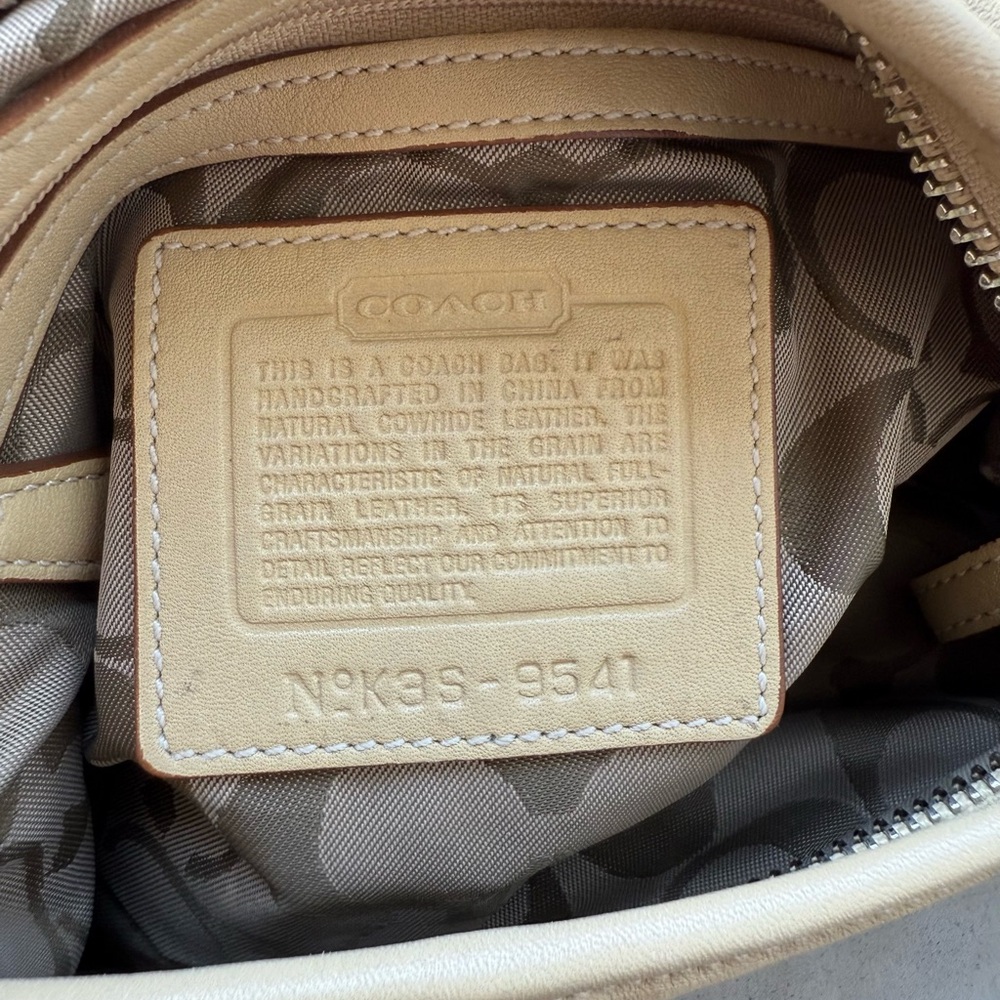 Vintage tan coach leather mini bag - Picture 3 of 4